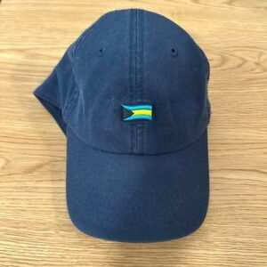 Bahamas Navy Blue Cap with Flag Embroidery